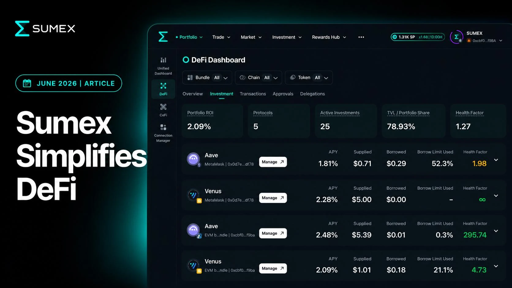 Simplified DeFi